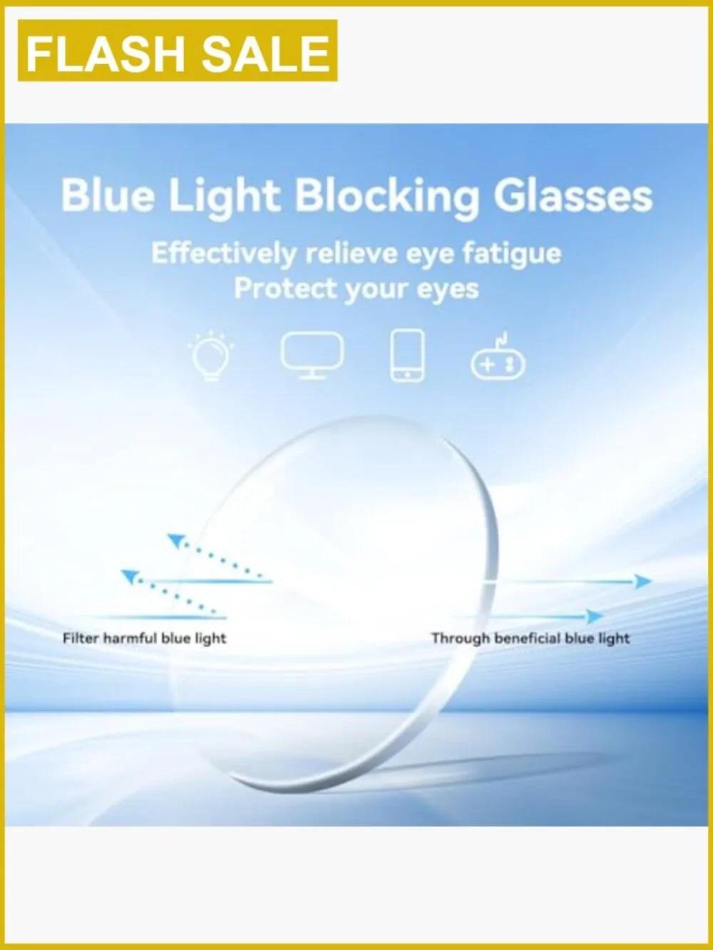 Blue Light Blocking Glasses Metal Frame UV Filter Square Eyeglasses Women